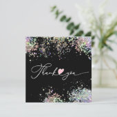 Anleitung zur Kerzenpflege und Kundendanke-Karte Dankeskarte (Stehend Vorderseite)