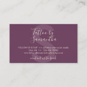 Anleitung zur Körperkunst bei Tattoo Visitenkarte (Vorderseite)