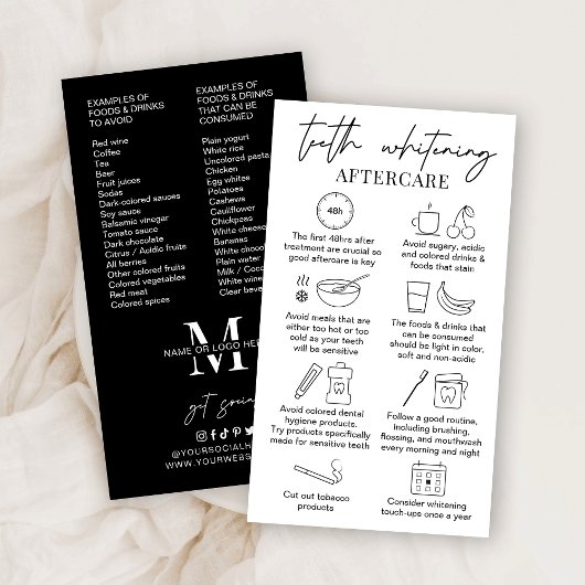 Anleitung zur Minimalistischen Teesteckpflege Visitenkarte