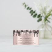 Anleitung zur Nachsorge Lash Blush Black Tropfens  Visitenkarte (Stehend Vorderseite)