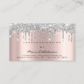 Anleitung zur Nachsorge Lash Rose Gold Tropfen Gra Visitenkarte (Vorderseite)