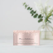 Anleitung zur Nachsorge Lash Rose Gold Tropfen Lux Visitenkarte (Stehend Vorderseite)