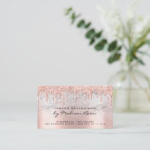 Anleitung zur Nachsorge Lash Rose Gold Tropfen Mar Visitenkarte (Stehend Vorderseite)