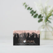 Anleitung zur Nachsorge Lash Rose Gold Tropfen Mor Visitenkarte (Stehend Vorderseite)