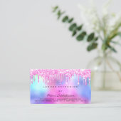 Anleitung zur Nachsorge Lash Rose Pink Tropfens Pa Visitenkarte (Stehend Vorderseite)