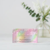 Anleitung zur Nachsorge Lash Rose Tropfen HOLOGRAP Visitenkarte (Stehend Vorderseite)