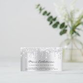 Anleitung zur Nachsorge Lash Silver Gray Tropfens Visitenkarte (Stehend Vorderseite)