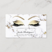 Anleitung zur Nachsorge Lashes Marble Golden Eyes1 Visitenkarte (Vorderseite)