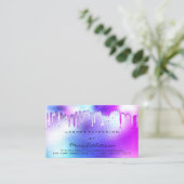 Anleitung zur Nachsorge Lashes Pink Tropfen Royal Visitenkarte (Stehend Vorderseite)