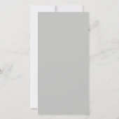 Anleitung zur Nachsorge lösen Silver Glitzer Wings Dankeskarte (Rückseite)