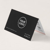 Anleitung zur Nachsorge und Erinnerung der Anstell Visitenkarten (Vorderseite)