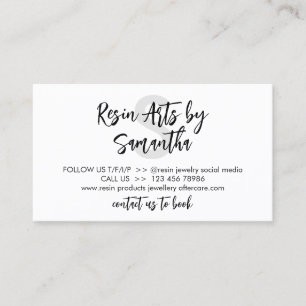 Anleitung zur Pflege von grauen, weißen, modernen Visitenkarte