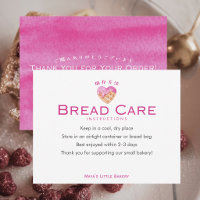 Anleitung zur Pflege von süßem rosa Herz-Waffel-Br