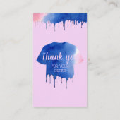 Anleitung zur Reinigung Kleidung Kleidung Lilac Visitenkarte (Rückseite)