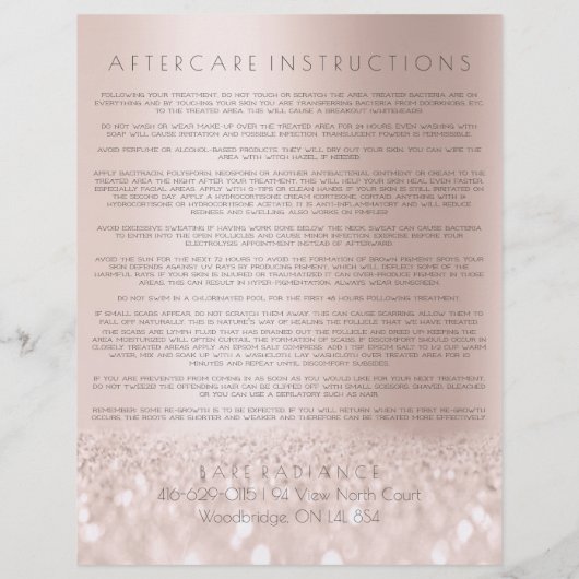 Anleitung zur Rose Electrolyse-Logo Grau Flyer (Hinten)