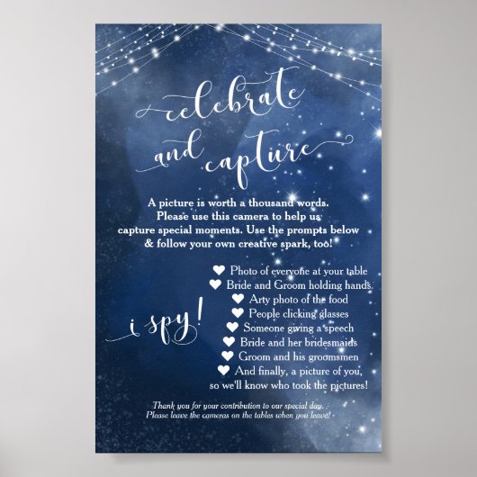 Anleitung zur Signatur der Starry Night Disposable Poster (Vorne)