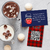 Anleitung zur Überprüfung von Hot-Schokolade-Bombe Visitenkarte