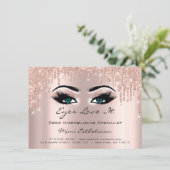 Anleitung zur Verlängerung der Lash-Nachsorge Blau Einladung (Stehend Vorderseite)