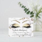 Anleitung zur Verlängerung der Lashes Einladung (Stehend Vorderseite)