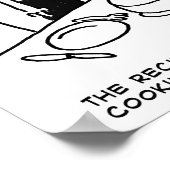 Anleitung zur Zubereitung von Rezept nach Kochen i Poster (Ecke)