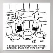 Anleitung zur Zubereitung von Rezept nach Kochen i Poster (Vorne)