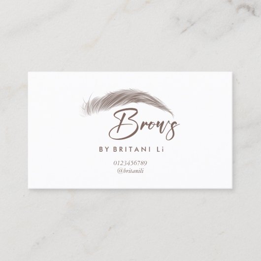 Anleitungen für das Blind-Logo nach der Pflege Visitenkarte (Vorderseite)