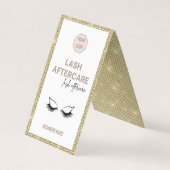 Anleitungen für die Minimalistische Nachsorge für  Visitenkarten (Vorderseite)