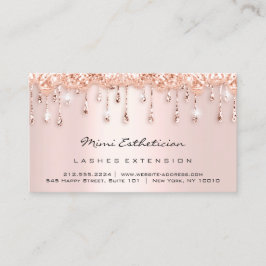 Anleitungen für die Nachsorge Lash-Rose Einmalige  Visitenkarte