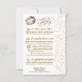 Anleitungen für Dusty Rose & Gold Confetti Lip 3