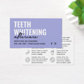 Anleitungen für Farbzähne nach der Pflege (Schreibtisch)