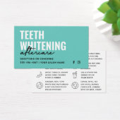 Anleitungen für Farbzähne nach der Pflege (Schreibtisch)