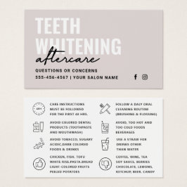 Anleitungen für Farbzähne nach der Pflege 