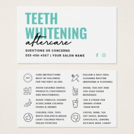 Anleitungen für Farbzähne nach der Pflege