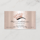 Anleitungen zur Nachsorge Brows Logo Crown Microbl Visitenkarte (Vorderseite)