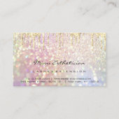 Anleitungen zur Nachsorge Lash Rose Gold Tropfen G Visitenkarte (Vorderseite)