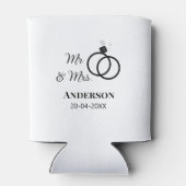 Anm & Frau geben Sie den Familiennamen Datum Jahr Dosenkühler (Rückseite)