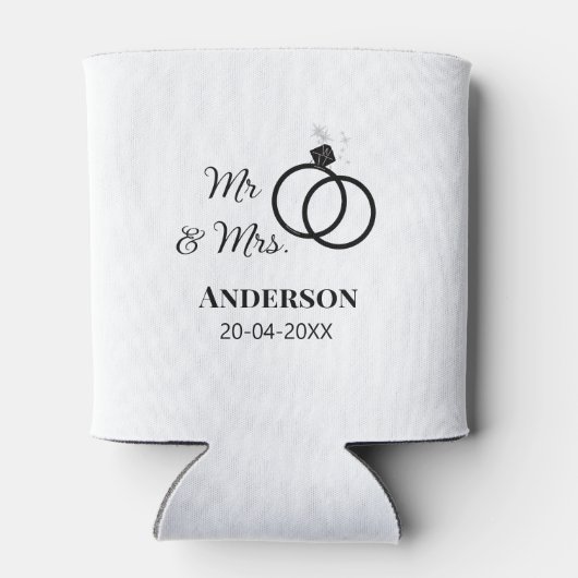 Anm & Frau geben Sie den Familiennamen Datum Jahr  Dosenkühler (Rückseite)