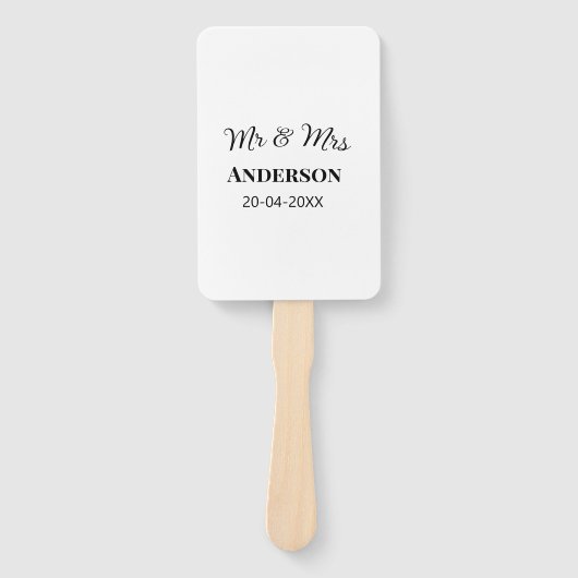 Anm & Frau geben Sie den Familiennamen Datum Jahr  Fächer (Vorderseite)