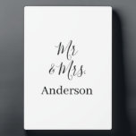 Anm & Frau geben Sie den Familiennamen Datum Jahr  Fotoplatte<br><div class="desc">Gestaltung</div>