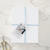 Anm & Frau geben Sie den Familiennamen Datum Jahr Geschenkanhänger (Mit Garn)