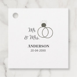 Anm & Frau geben Sie den Familiennamen Datum Jahr  Geschenkanhänger