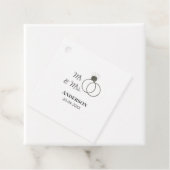 Anm & Frau geben Sie den Familiennamen Datum Jahr  Geschenkanhänger (Beispiel)