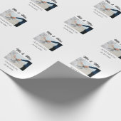 Anm & Frau geben Sie den Familiennamen Datum Jahr  Geschenkpapier (Ecke)