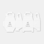 Anm & Frau geben Sie den Familiennamen Datum Jahr Geschenkschachtel (Ungefaltet)