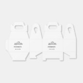 Anm & Frau geben Sie den Familiennamen Datum Jahr  Geschenkschachtel (Ungefaltet)