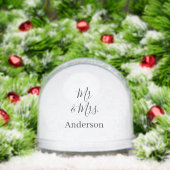 Anm & Frau geben Sie den Familiennamen Datum Jahr  Schneekugeln (Weihnachten)