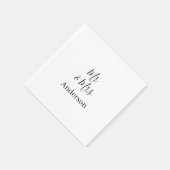 Anm & Frau geben Sie den Familiennamen Datum Jahr Serviette (Ecke)