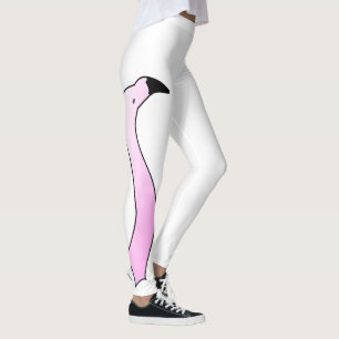 Anmaßender Flamingo Head und Neck Leggings