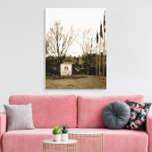 Anmelde- und Lodge-Ansicht Leinwanddruck (Insitu (Wohnzimmer))