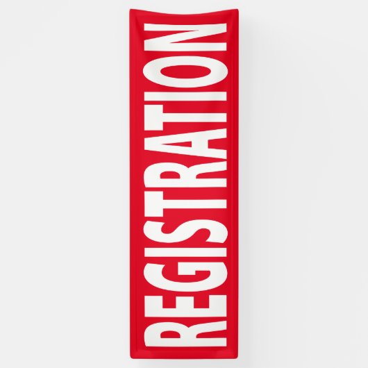 Anmeldeformular für Veranstaltung oder Konferenz Banner (Vertikal)